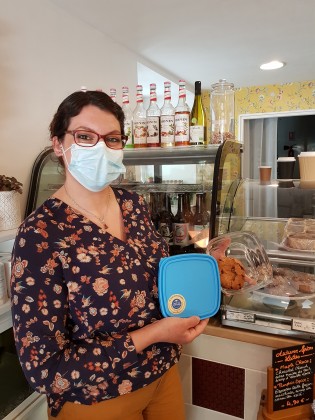 Photo de Blossom café, membre de Bout à Bout, réseau de réemploi des bouteilles en verre en Pays de la Loire