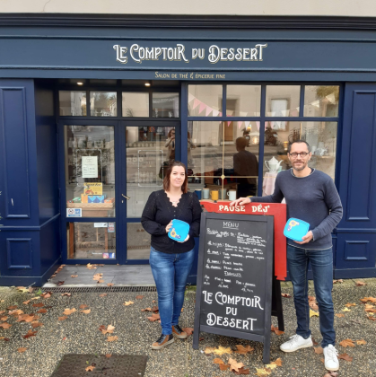 Photo de Le comptoir du dessert, membre de Bout à Bout, réseau de réemploi des bouteilles en verre en Pays de la Loire