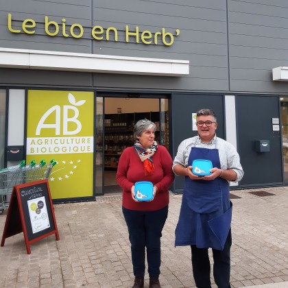 Photo de Bio en Herb', membre de Bout à Bout, réseau de réemploi des bouteilles en verre en Pays de la Loire