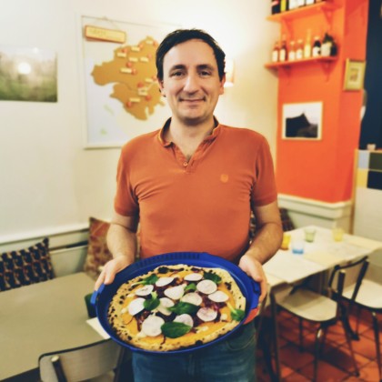 Photo de Pizzéria Agapè, membre de Bout à Bout, réseau de réemploi des bouteilles en verre en Pays de la Loire