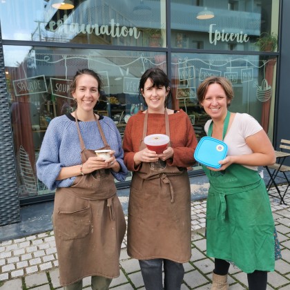 Photo de L'Epicerie Equitable, membre de Bout à Bout, réseau de réemploi des bouteilles en verre en Pays de la Loire