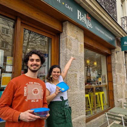 Photo de Bahia café, membre de Bout à Bout, réseau de réemploi des bouteilles en verre en Pays de la Loire