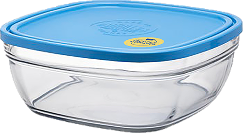 Boite carrée, exemple de vaisselle réutilisable proposée en location par les Boites Nomades pour tous vos évènements.