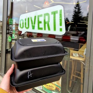 Bioburger Île de Nantes utilise Les boites Nomades pour vos plats à emporter Zéro Déchet — 