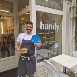 Handy utilise Les boites Nomades pour vos plats à emporter Zéro Déchet — 